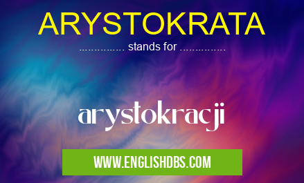 ARYSTOKRATA