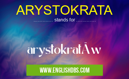 ARYSTOKRATA