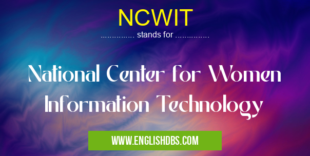 NCWIT