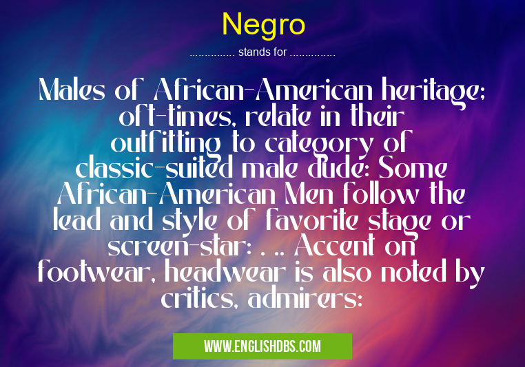 Negro