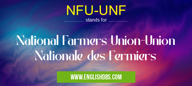 NFU-UNF