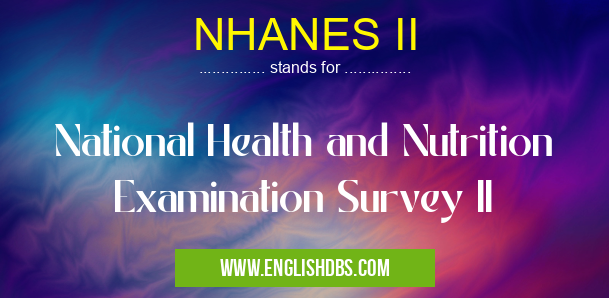 NHANES II