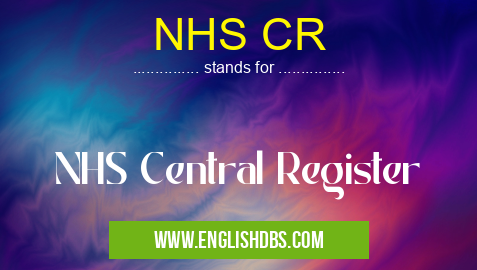 NHS CR