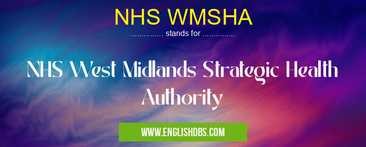 NHS WMSHA