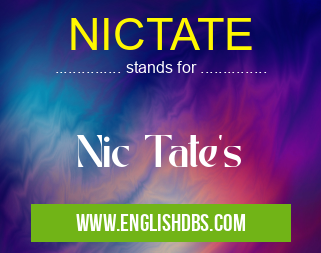 NICTATE