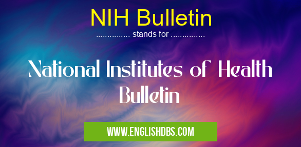 NIH Bulletin