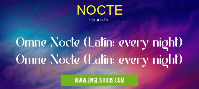 NOCTE