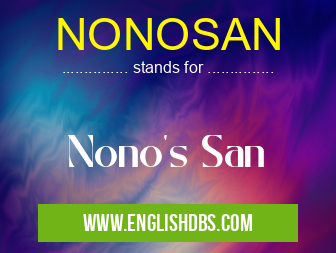 NONOSAN