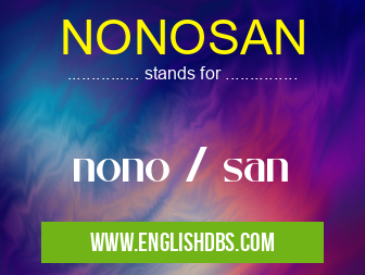 NONOSAN