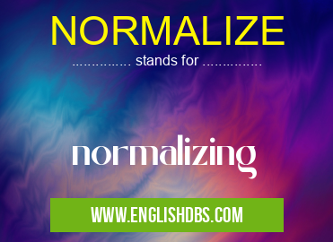 NORMALIZE