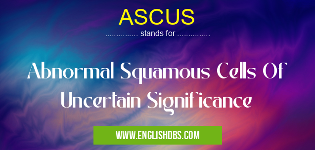 ASCUS