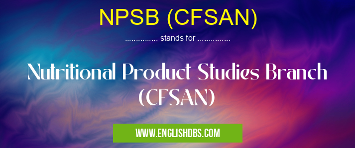 NPSB (CFSAN)