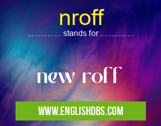 nroff