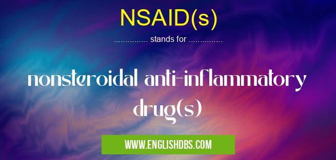 NSAID(s)