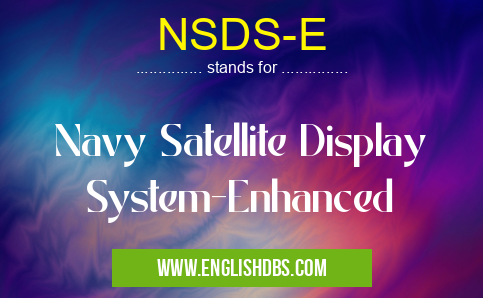 NSDS-E