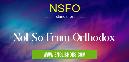 NSFO