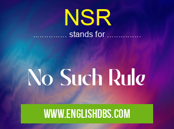 NSR