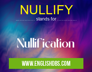 NULLIFY