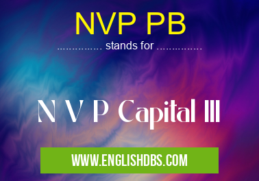 NVP PB