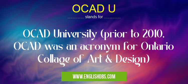 OCAD U