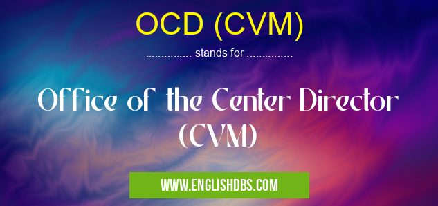 OCD (CVM)