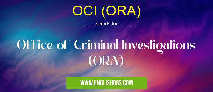 OCI (ORA)