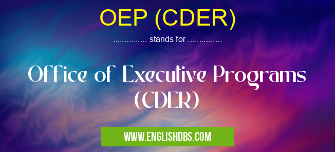 OEP (CDER)