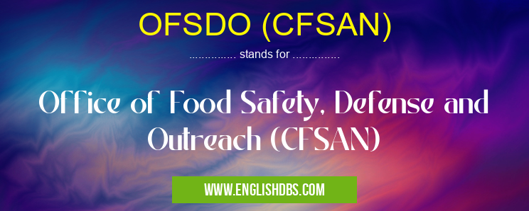 OFSDO (CFSAN)