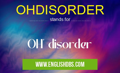 OHDISORDER