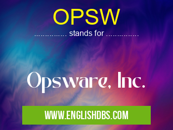 OPSW