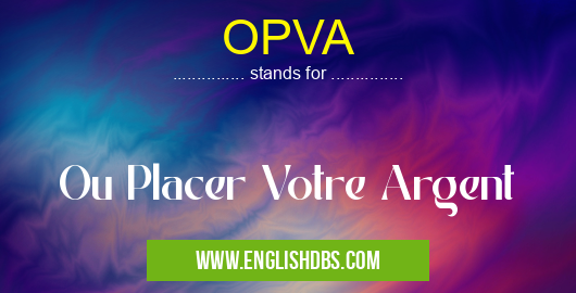 OPVA