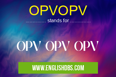 OPVOPV