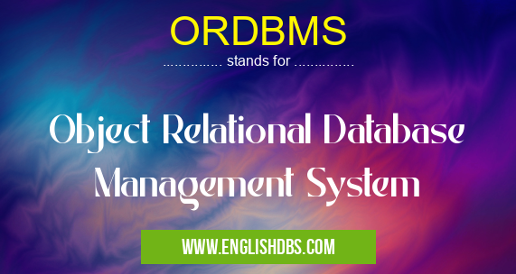 ORDBMS