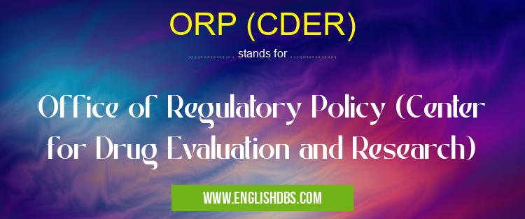 ORP (CDER)