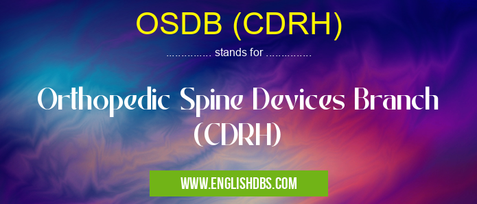 OSDB (CDRH)