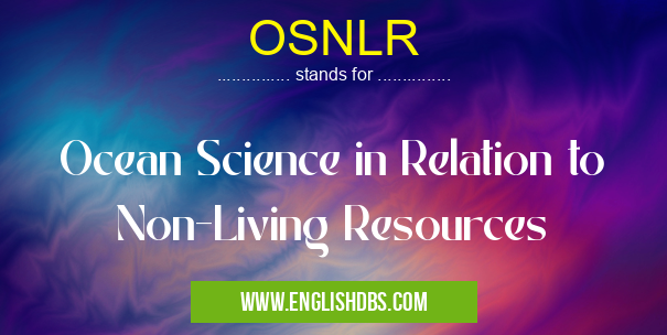 OSNLR