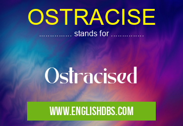 OSTRACISE