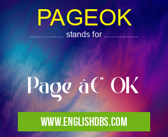 PAGEOK