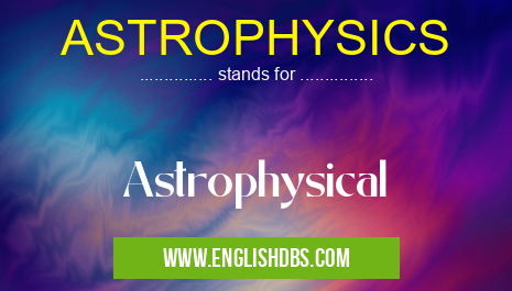 ASTROPHYSICS