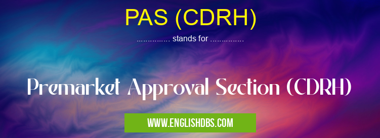 PAS (CDRH)