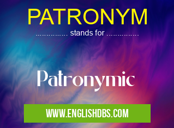 PATRONYM