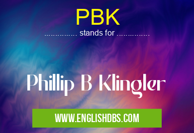 PBK