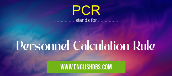 PCR