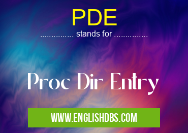 PDE