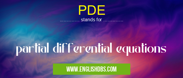 PDE