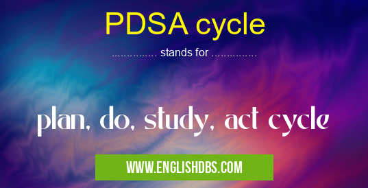 PDSA cycle