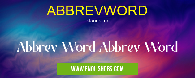 ABBREVWORD