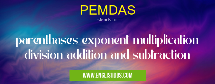 PEMDAS