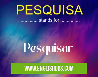 PESQUISA