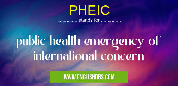 PHEIC